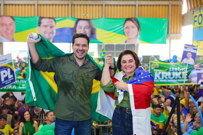 Capitao Alberto Neto e Maria do Carmo chapa majoritaria definida pelo PL Portal Fred Novaes