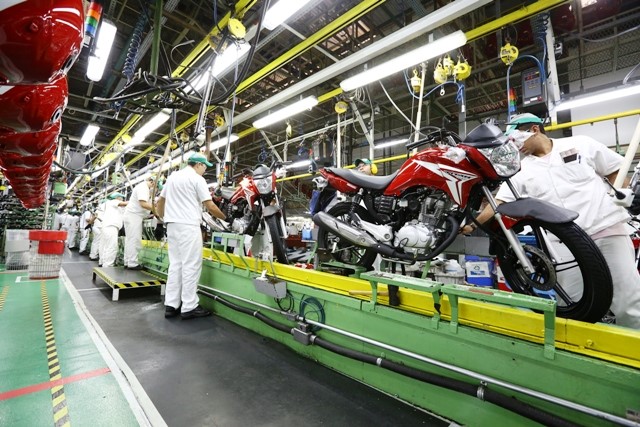 Honda motos Linha producao 2 Portal Fred Novaes