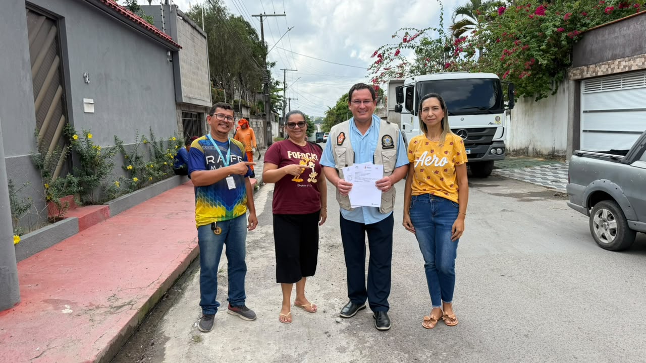 Raiff Matos fiscaliza obras e cobra soluções não atendidas pela Prefeitura de Manaus