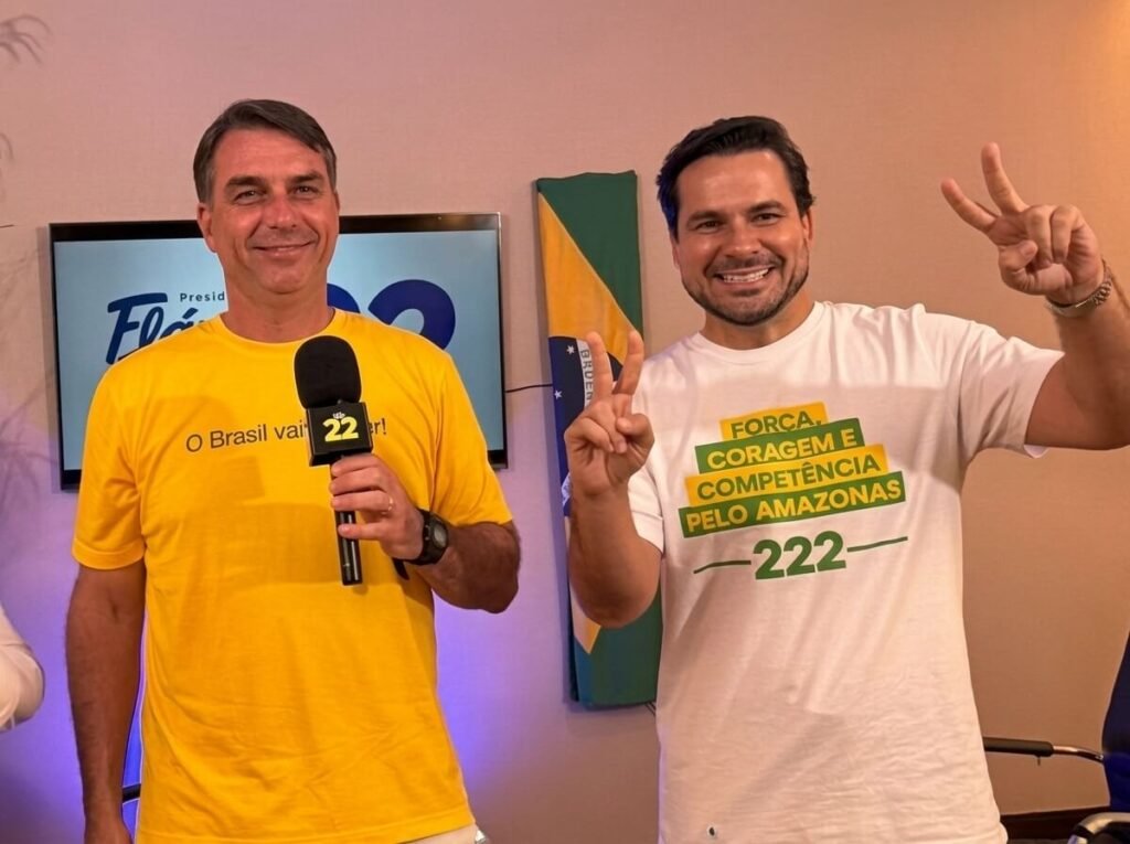 Flavio Bolsonaro refroca apoio a Capitao Alberto Neto para o Senado 1 Portal Fred Novaes