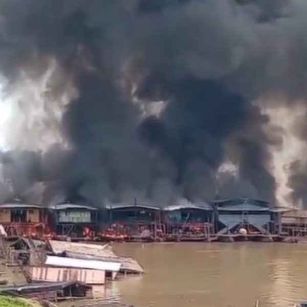 Plínio Valério condena destruição de balsas em Manicoré