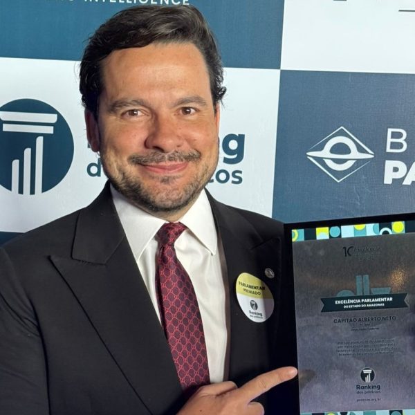 Capitão Alberto Neto lidera ranking parlamentar pelo terceiro ano