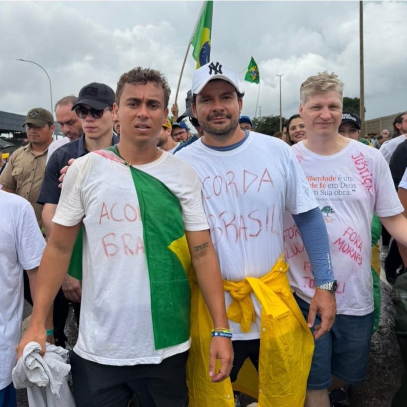 Capitão Alberto Neto une-se a Nikolas Ferreira em caminhada histórica “Acorda Brasil”