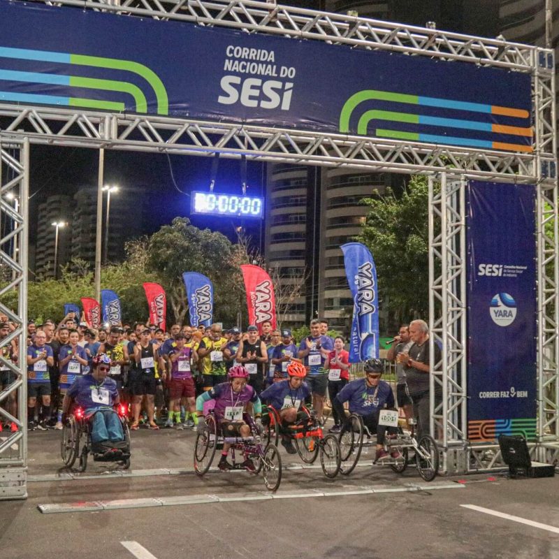 Corrida Nacional do SESI 2026 acontece em 26 estados no Dia do Trabalhador