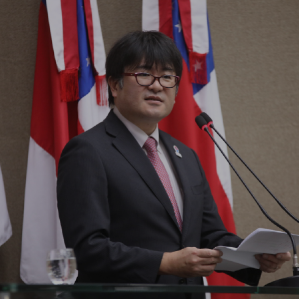 Dia da Imigração Japonesa no Amazonas é celebrado na Aleam com homenagens e taikô