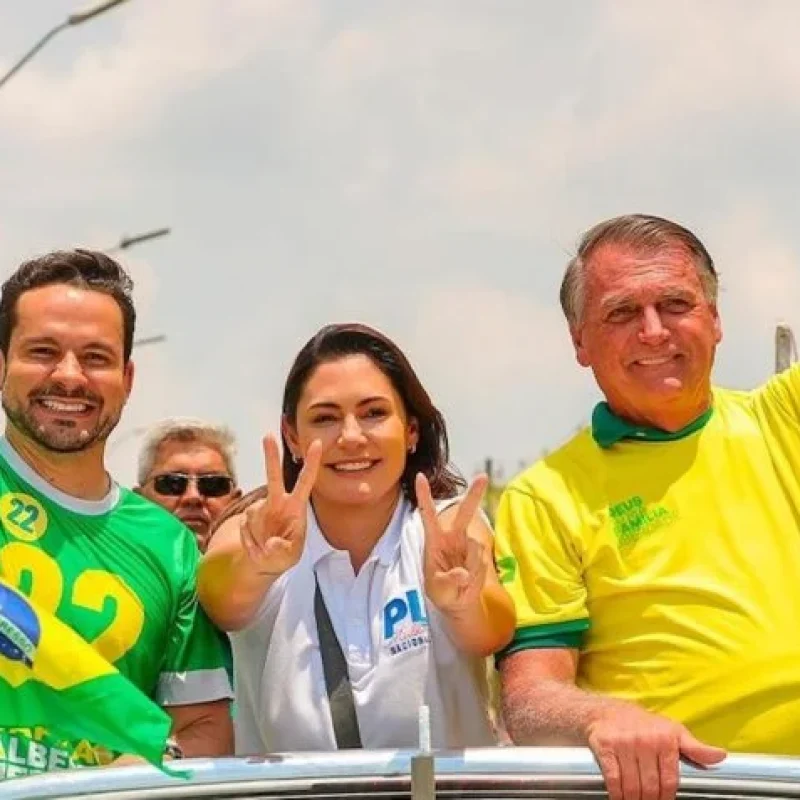Michelle Bolsonaro reforça apoio a Alberto Neto ao Senado