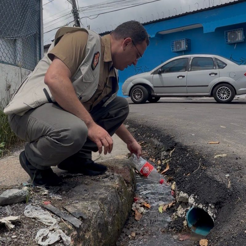 Raiff Matos inicia 2026 fiscalizando nas ruas de Manaus